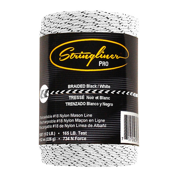 500' BLK/WHT CONSTR. LINE     BRAIDED