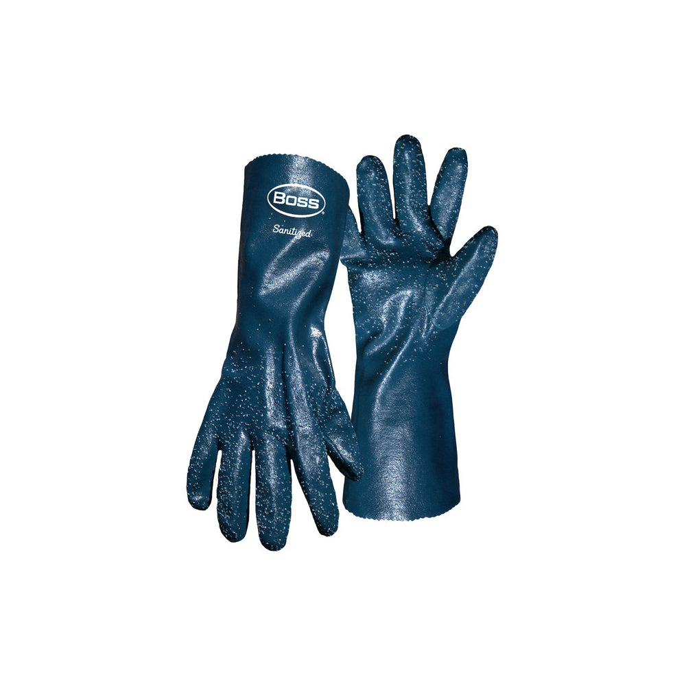 <S> <C> RUFF GRIP COATED NITRIGLOVES  BLUE  LARGE