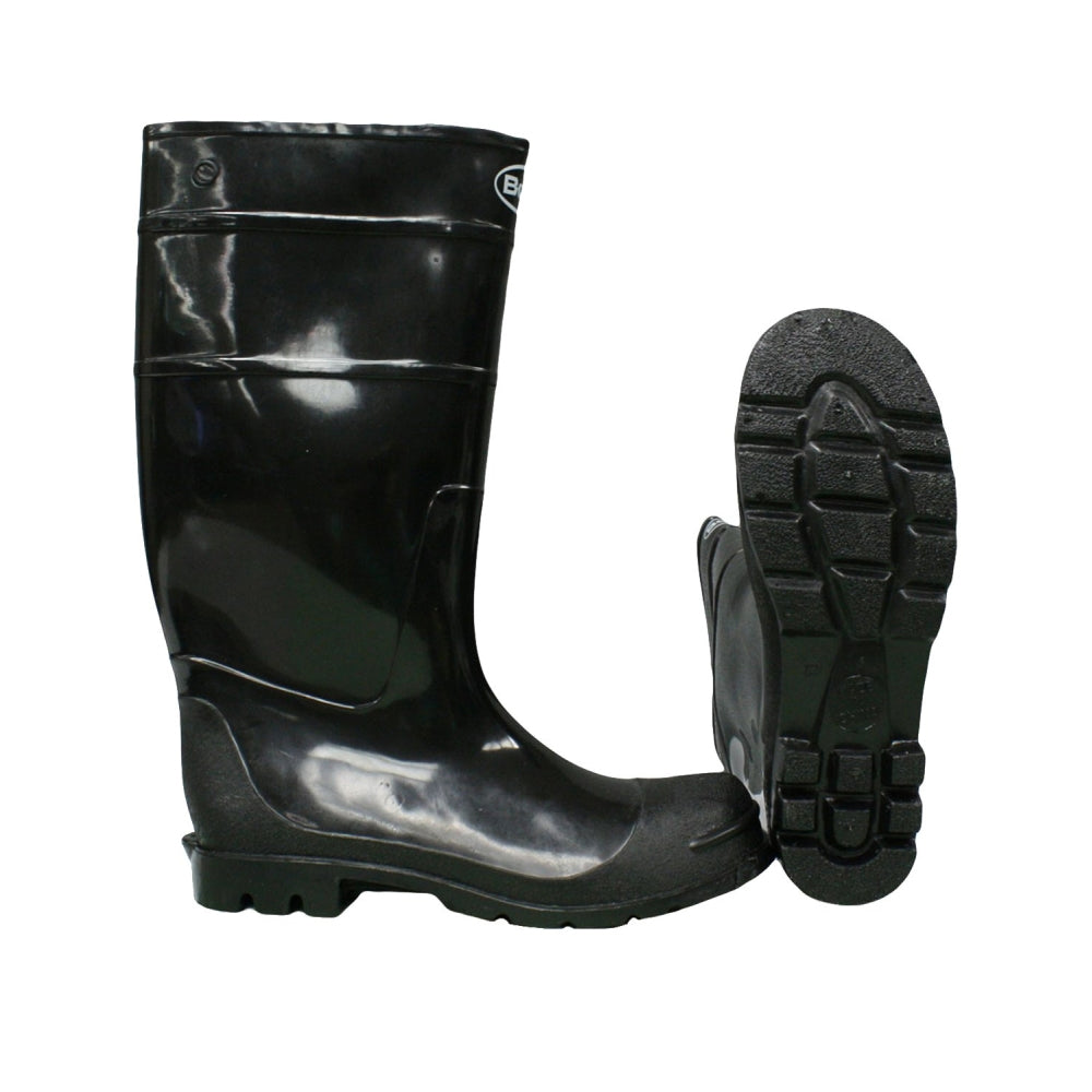 <R> SIZE 14 BLACK OVER THE    SOCK KNEE BOOTS