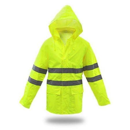 <S> <C> TYPE P CLASS 3 WATERPRRAIN JACKET  HI-VIS YELLOW 2XL