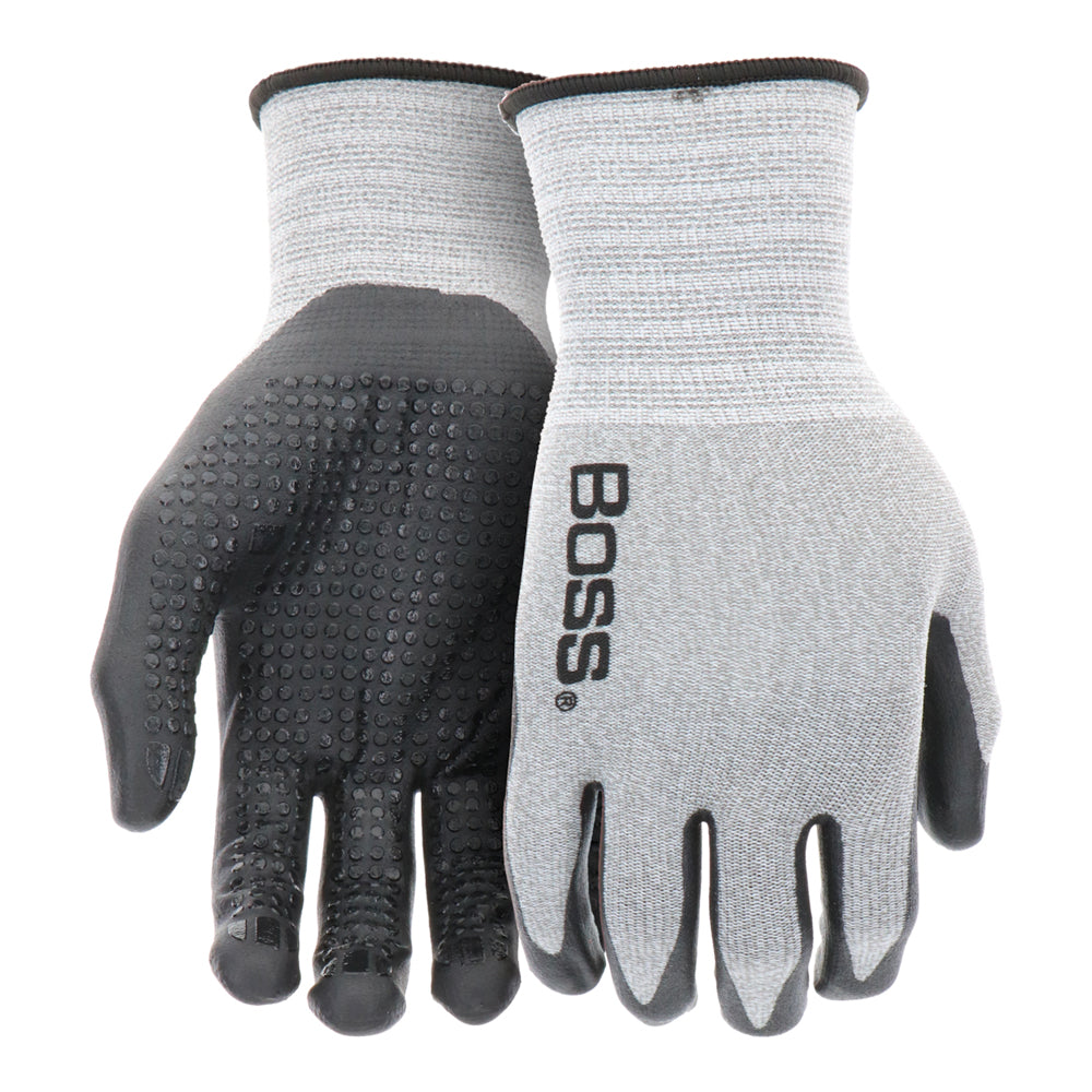 X-LARGE MEN'S TACTILE GRIP WITH NITRILE COATED GLOVES