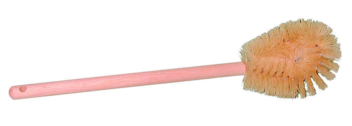 BOWL BRUSH PROF. WHTE TAMPICO 21" WOOD HANDLE