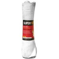 6 pk TERRY TOWEL-WHITE