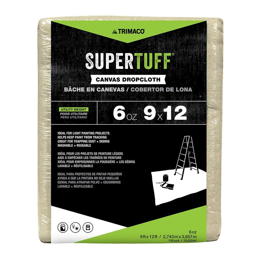 9x12 6oz CANVAS DROPCLOTH