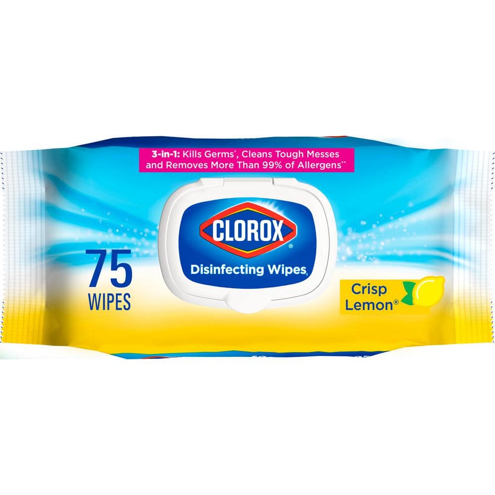<R> CLOROX DISINFECTNG WIPES LSCENT 75CT