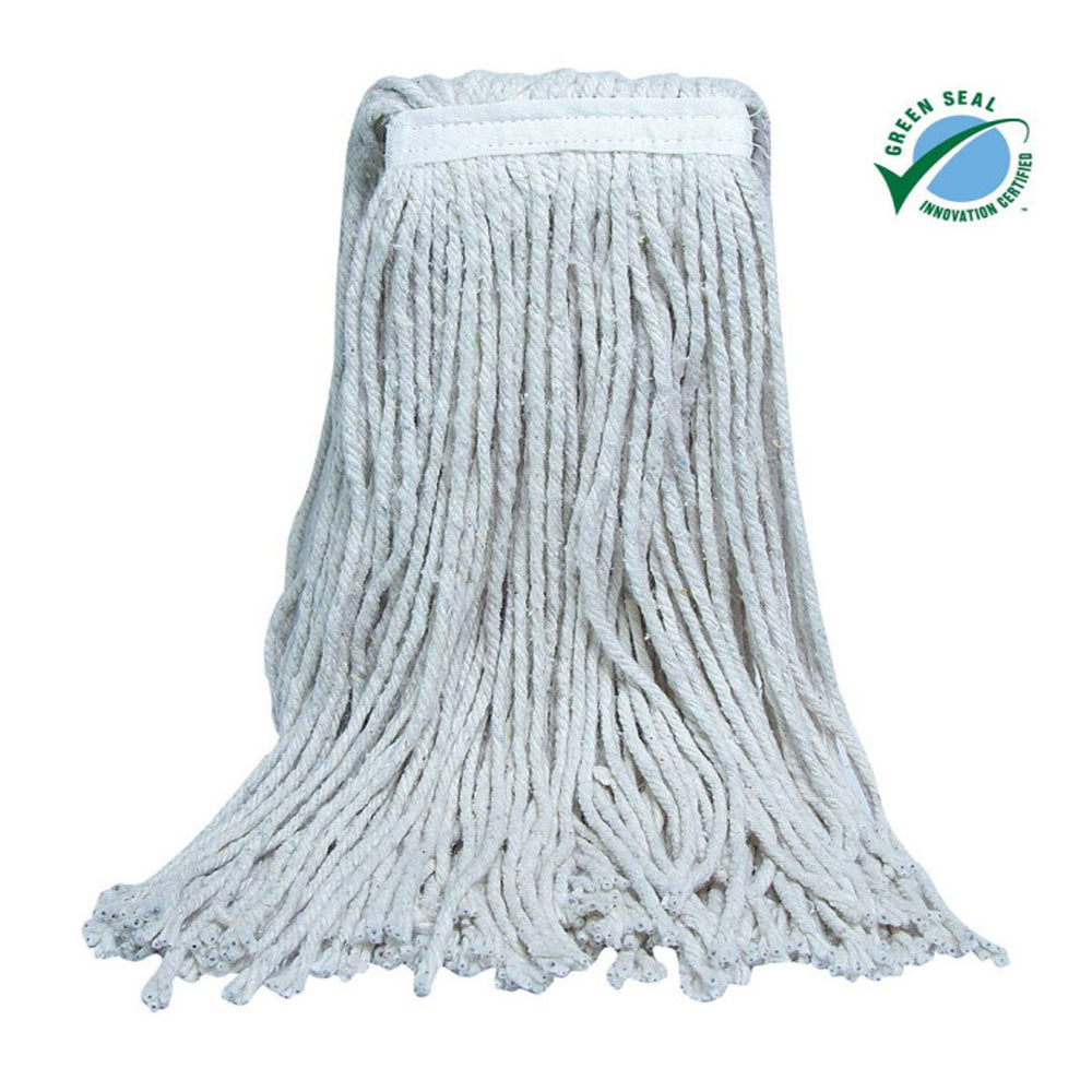 16 OZ. 4-PLY COTTON-END MOP HEAD, NARROW BAND