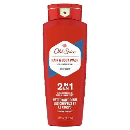 OLD SPICE HAIR/BODY WASH 18oz 5.296# PER CASE OF 4EA