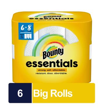 BOUNTY ESSENT. PAPER TOWELS   9.129# C/S