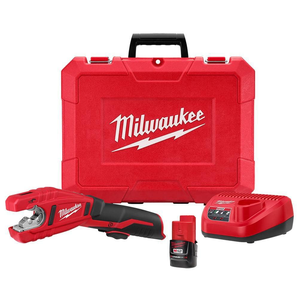 M12 COPPER TUBING CUTTER KIT  12v W/BATTERY/CHARGER/CASE