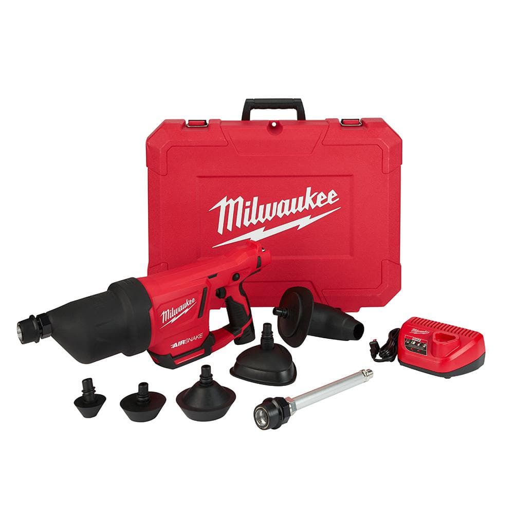 M12 AIRSNAKE DRAIN CLEANING   AIR GUN