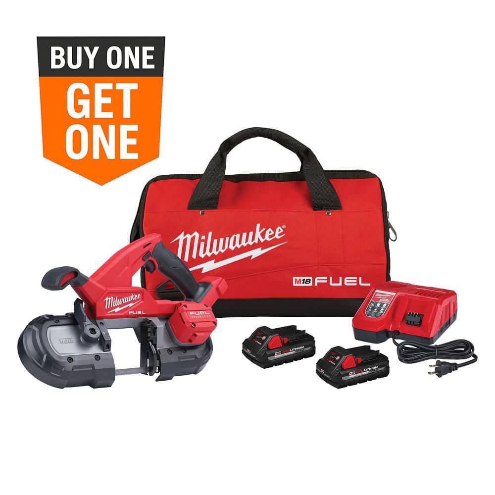 M18 CMPT BAND SAW KIT-3025"CAP2-18v LION 3ah BATRY/CHARG/CS