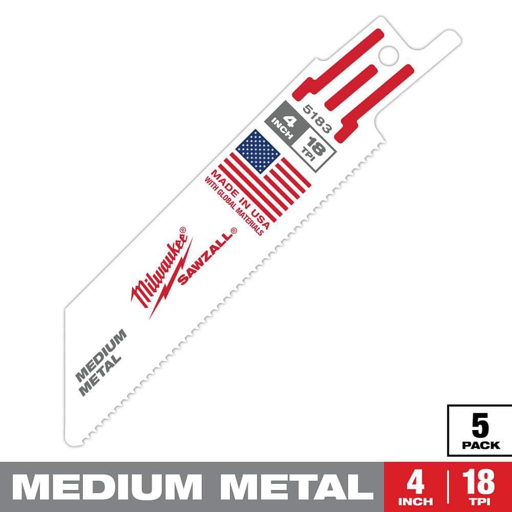 5-4"18T SUPER SAWZ BLADE      TRI-LINGUAL BI-METAL