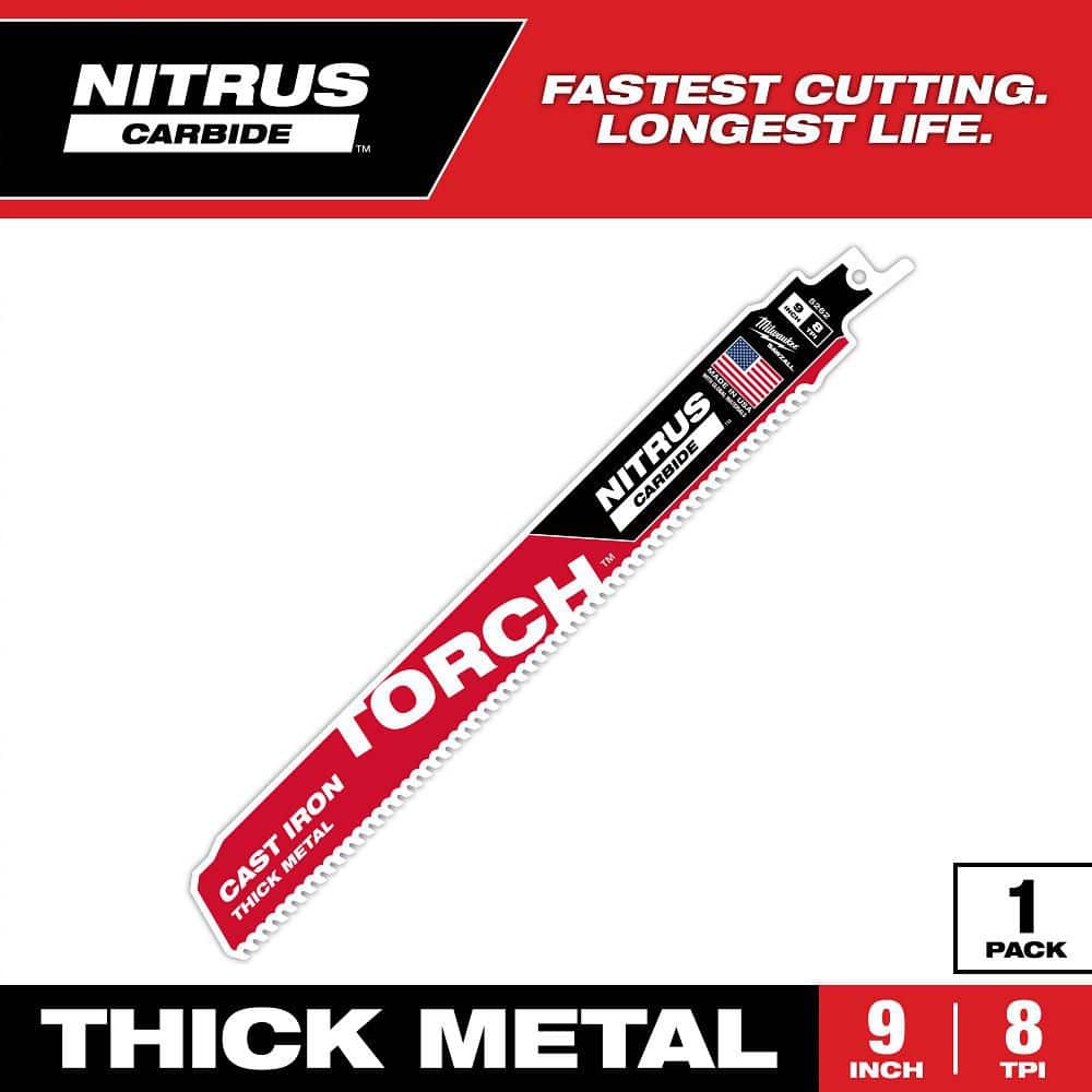 9"7TPI N/C CI SAWZ/BLADE      NITRUS CARB TORCH F/CAST IRON