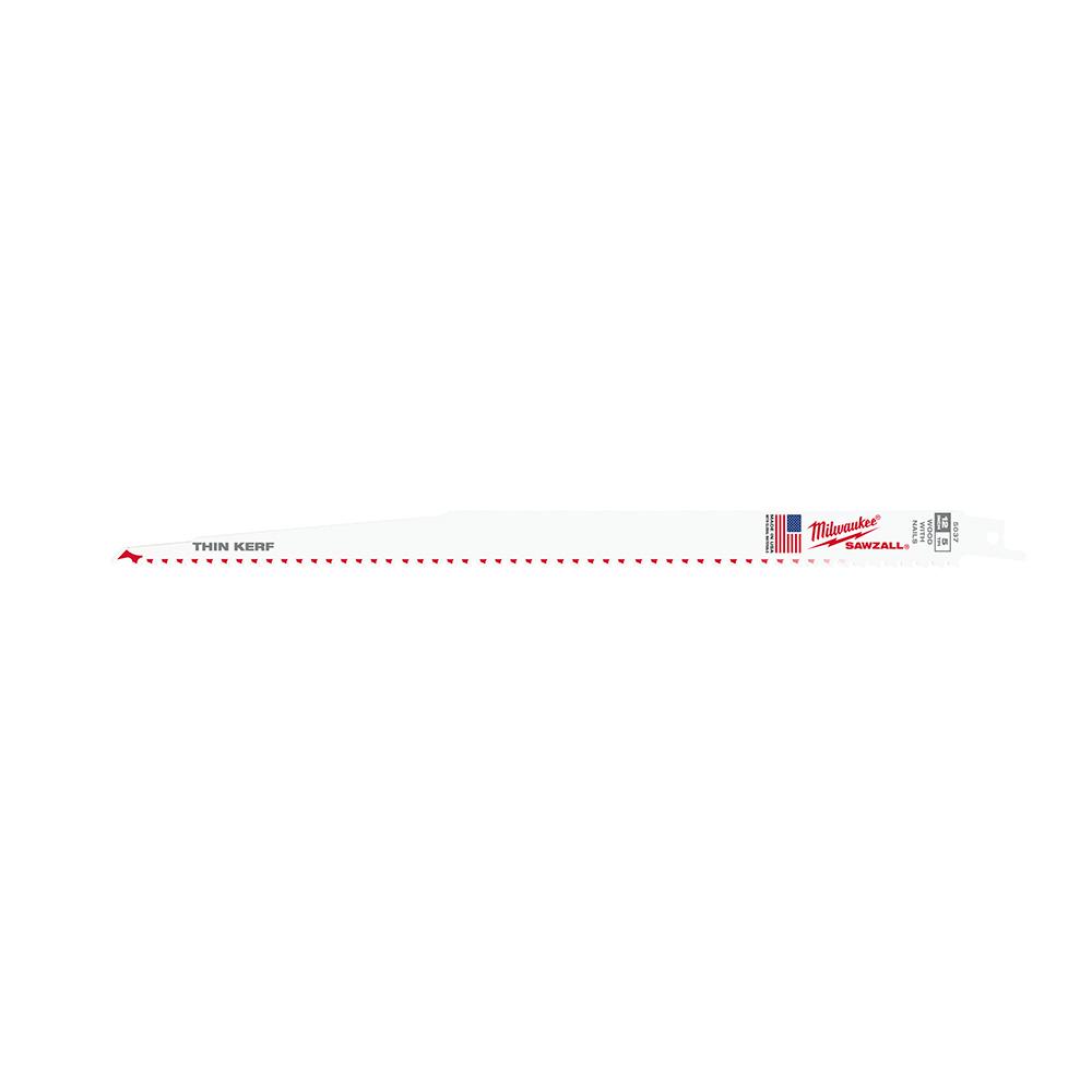 <C> 50pk 12" 5 TPI SAWZALL BLA