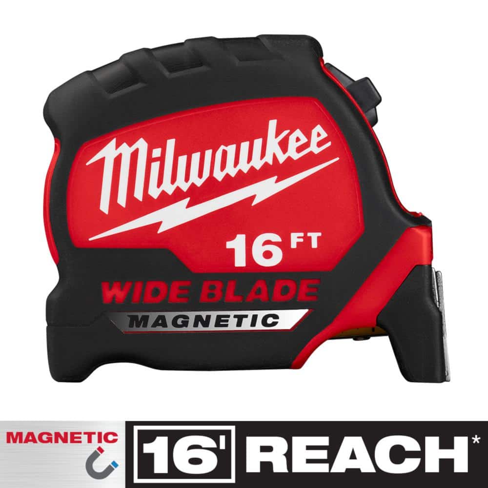 16'WIDE BLD MAG TAPE MEASURE  1-5/16"W/2-SIDE/MAGNETIC/14 SO