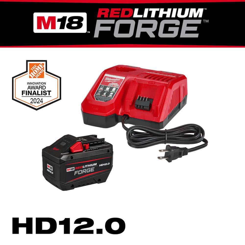 M18 HD 12 STARTER KIT         48-11-1812 BATT & 48-58-1808