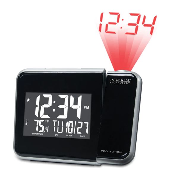 PROJECTION ALARM CLOCK W/TEMP