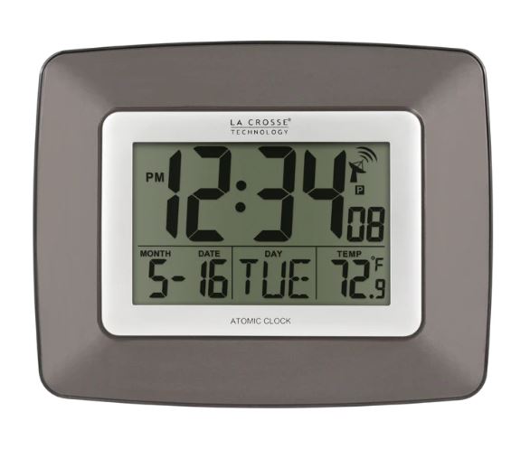 ATOMIC DIGITAL CLOCK W/IN TEMP