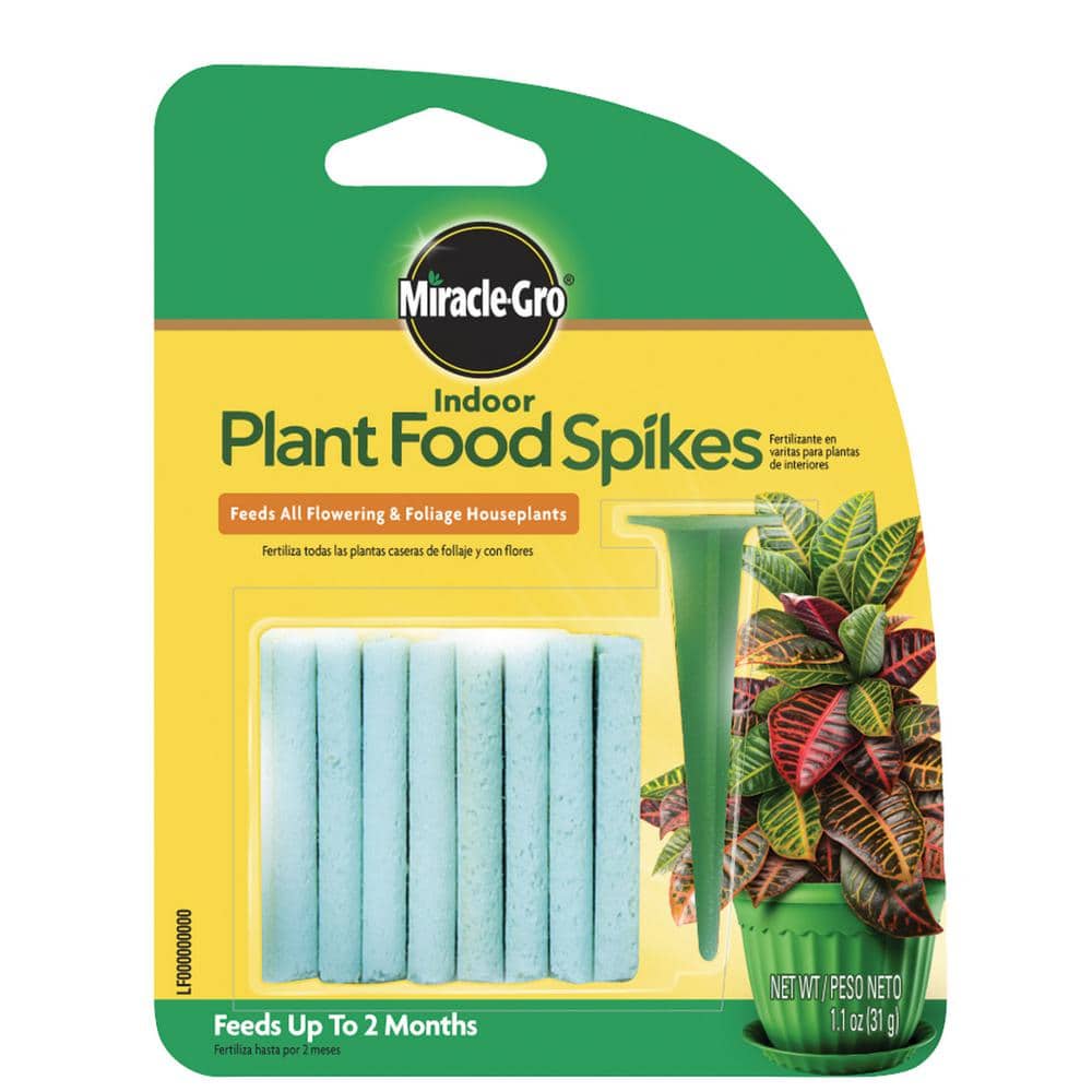 MIRACLE-GRO INDOOR            PLANT FOOD SPIKES  1.1 OZ.