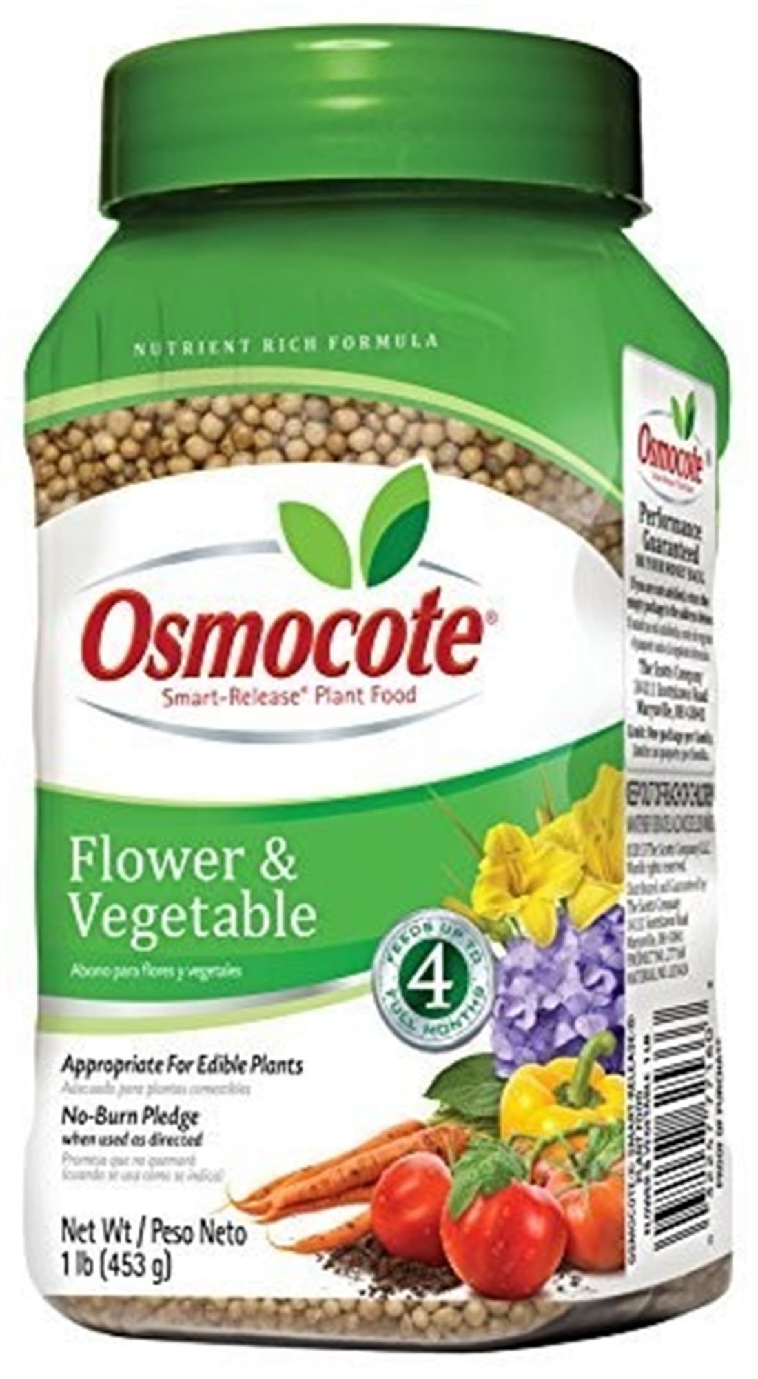 OSMOCOTE SMART-RELEASE PLANT  FOOD FLOWER & VEGETABLE  1 LB.