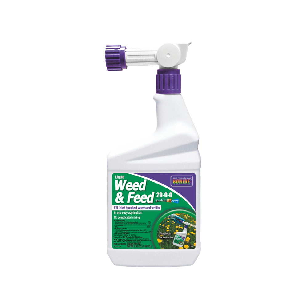 1 QUART BONIDE WEED & FEED    20-0-0  READY TO SPRAY