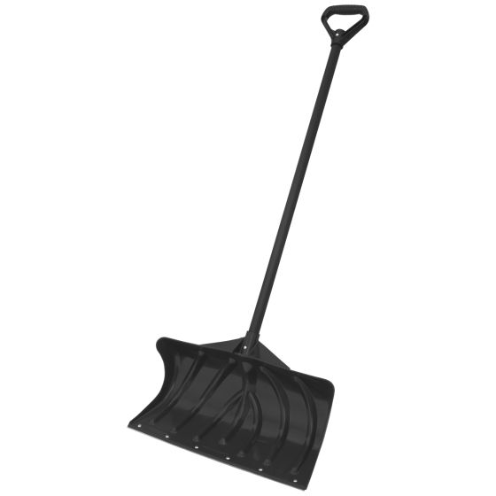 PUSHER SNOW 20" STEEL STRIP   RIBBED HANDLE
