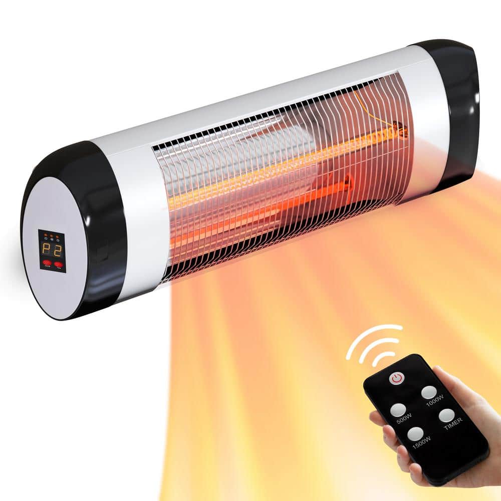 <C> OUTDOOR PATIO HEATER W/   REMOTE WATERPROOF IP34