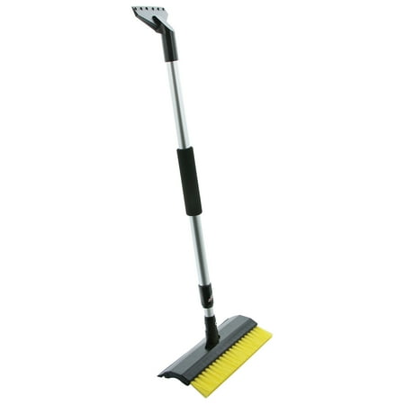 <C> TELESCOPIC SNOW BRUSH     EXT TO 44"- W/SCRAP/SQUEEGE