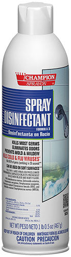 <S> <C> 1LB 5oz SPRAY DISINFECKILLS MOST GERMS ELIM.ODORS
