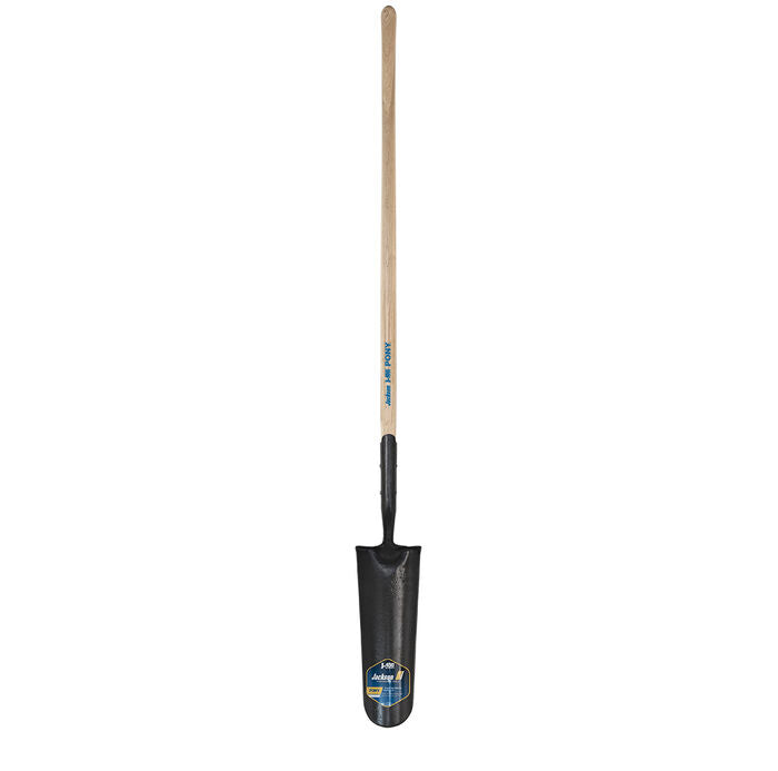 <S> DRAIN SPADE 5-1/2x16 LONG WOOD HANDLE