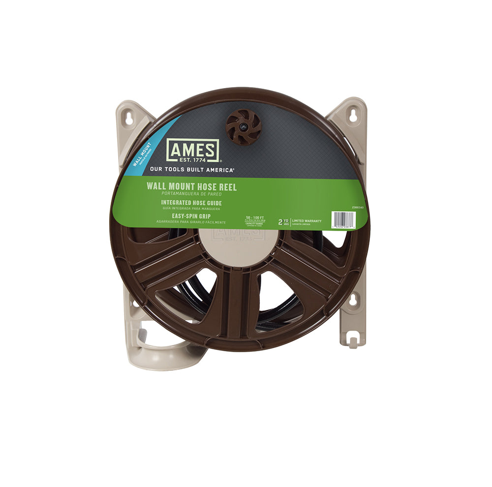 HOSE REEL SIDE MOUNT TAN-BROWN