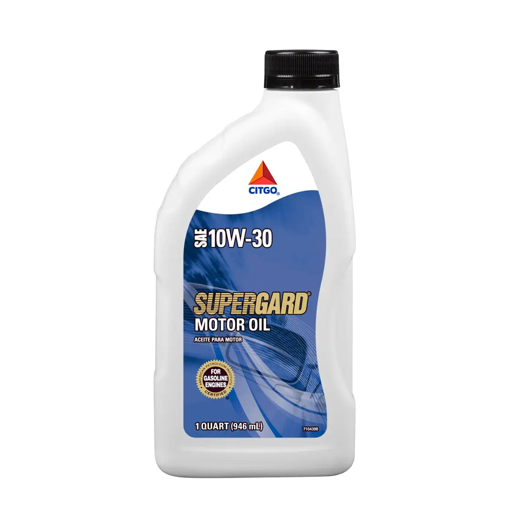 CITGO® SUPERGARD® Synthetic Blend
SAE 10W-30 Motor Oil, Quart