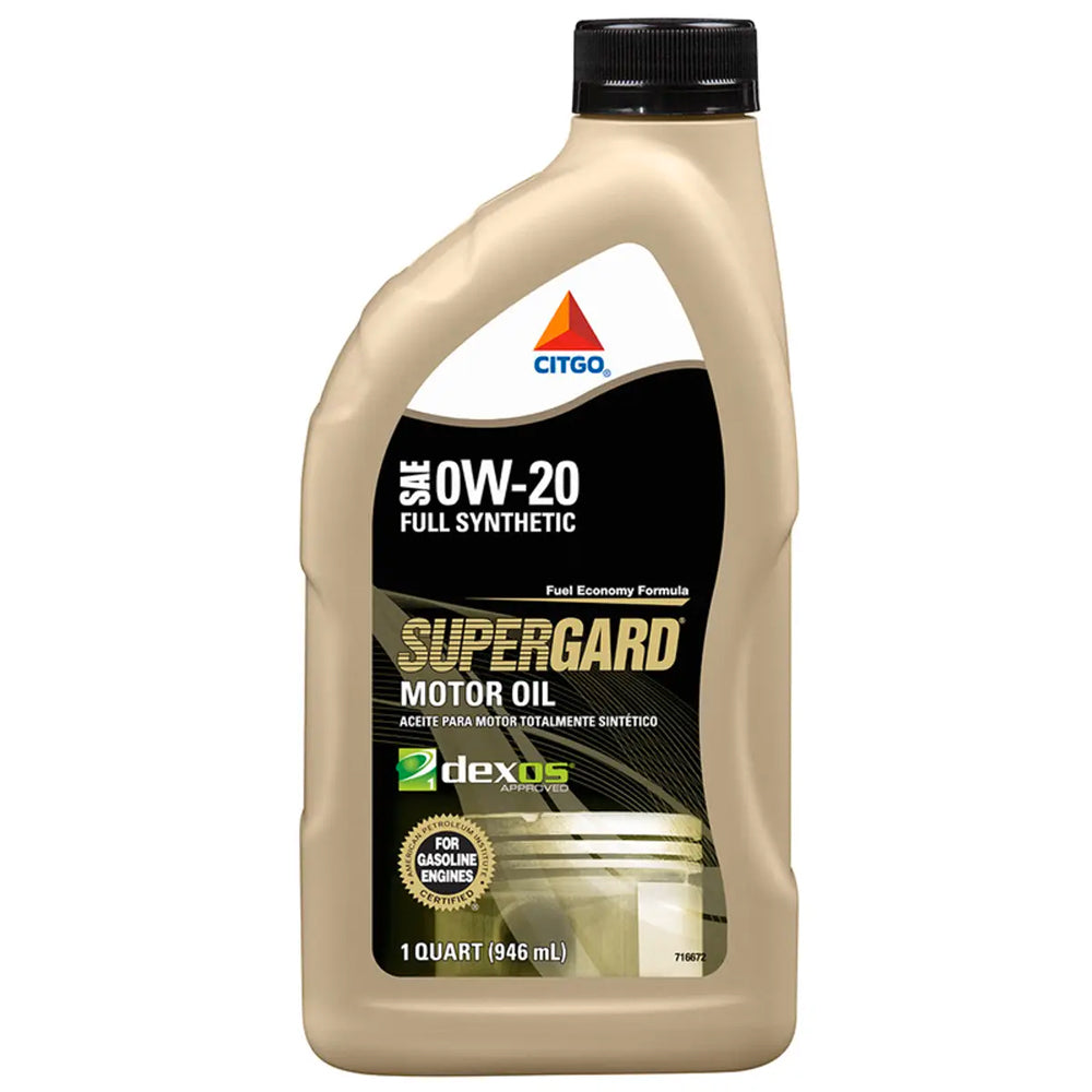 CITGO SAE 0W-20 SUPERGARD FULL SYNTHETIC MOTOR OIL-QUART