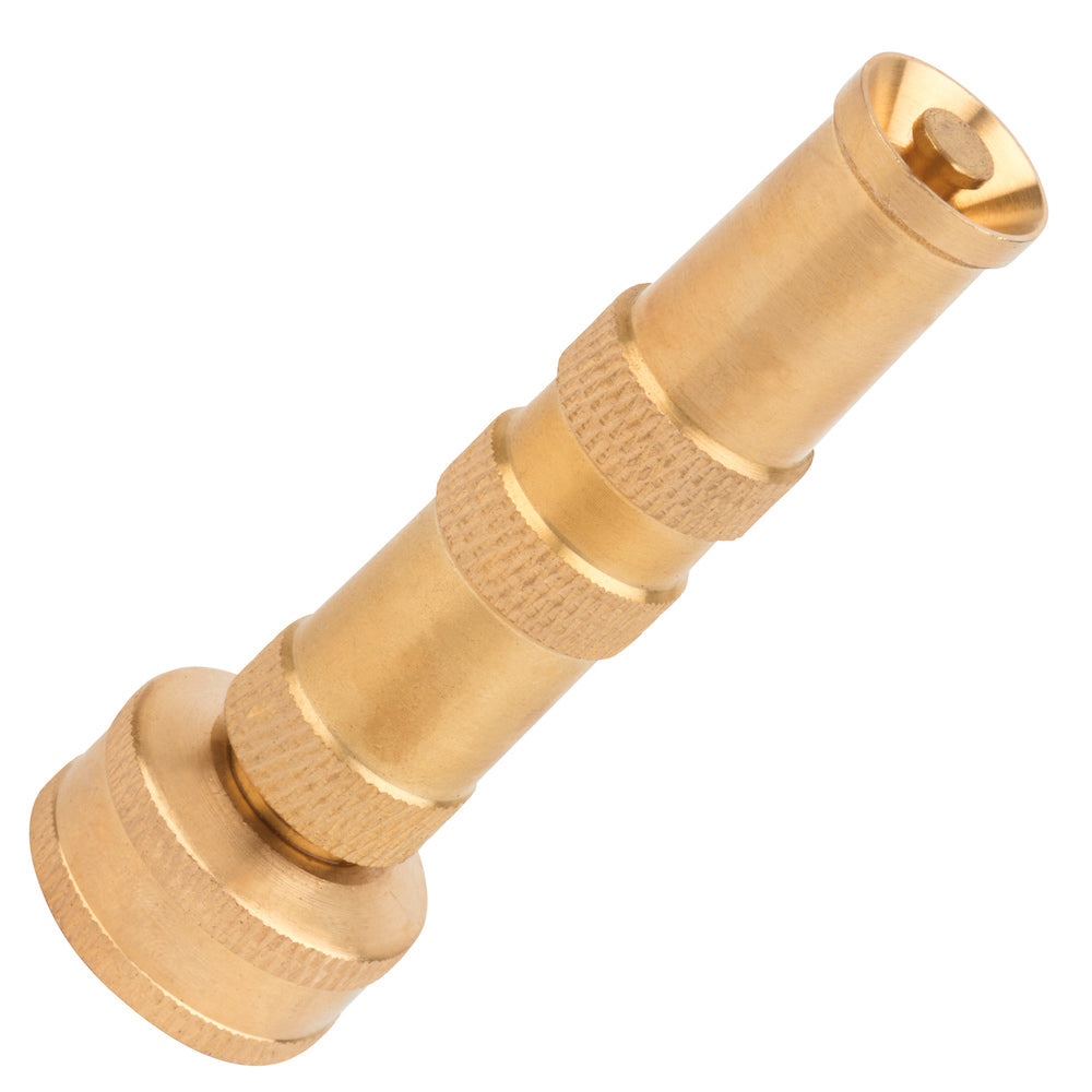 4" BRASS TWIST HOSE NOZZLE
