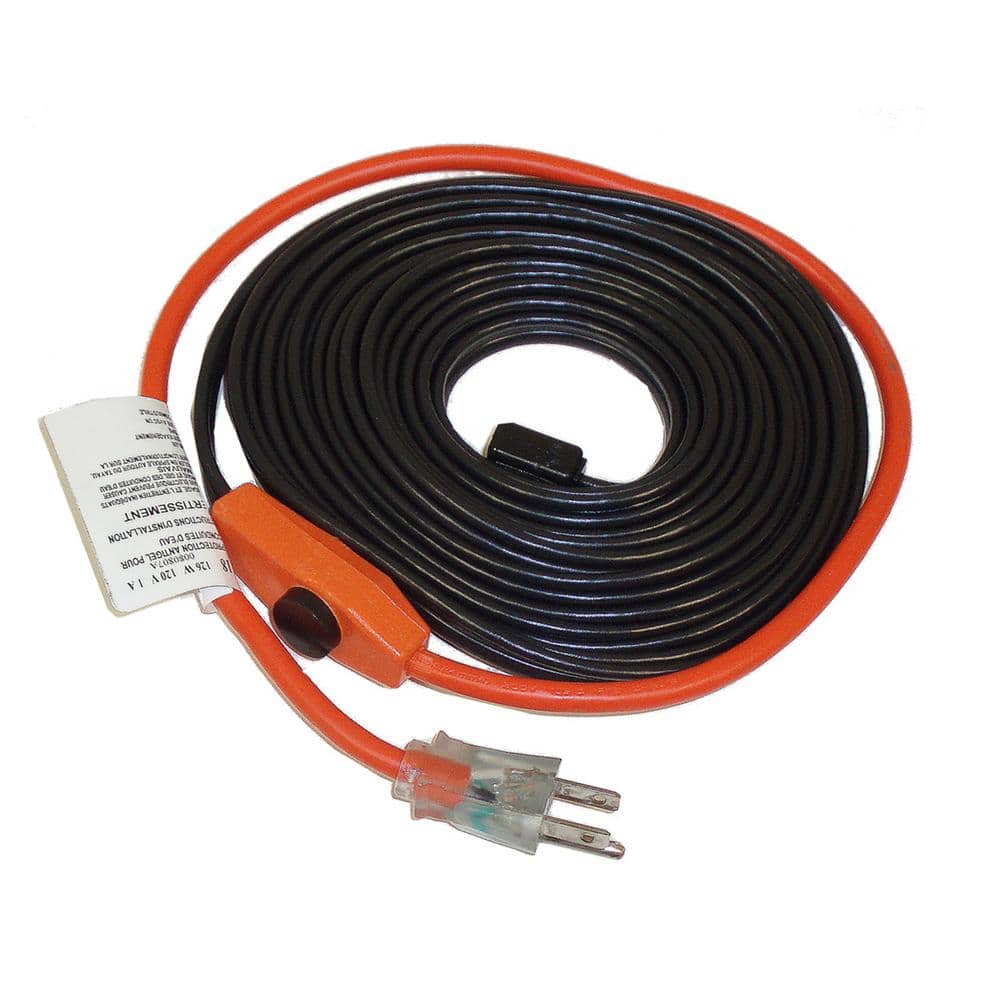 18FT PIPE HEATING CABLE       W/THERMOSTAT & LIGHT