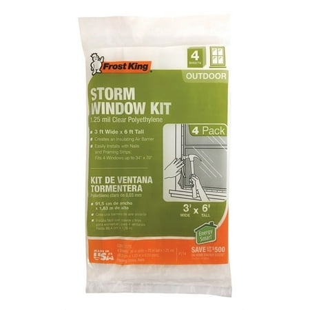 <S> <C> 4PK STORM WINDOW KIT  36x72"