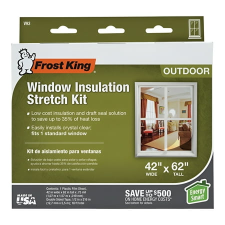 42x62" WINDOW INSULATION KIT  KIT 3PK OUTDOOR