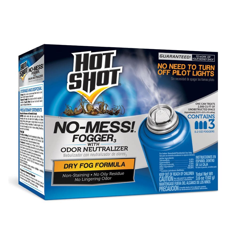 3pk 1.2oz FOGGER  NO MESS