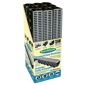 39.5*STORM DRAIN CHANNEL &GRATCHANNEL & GREY GRATE ASSEMBLY