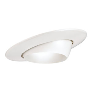 6"WHT EYEBALL TRIM RING       30d TILT/360d ROTATION/R&BR30